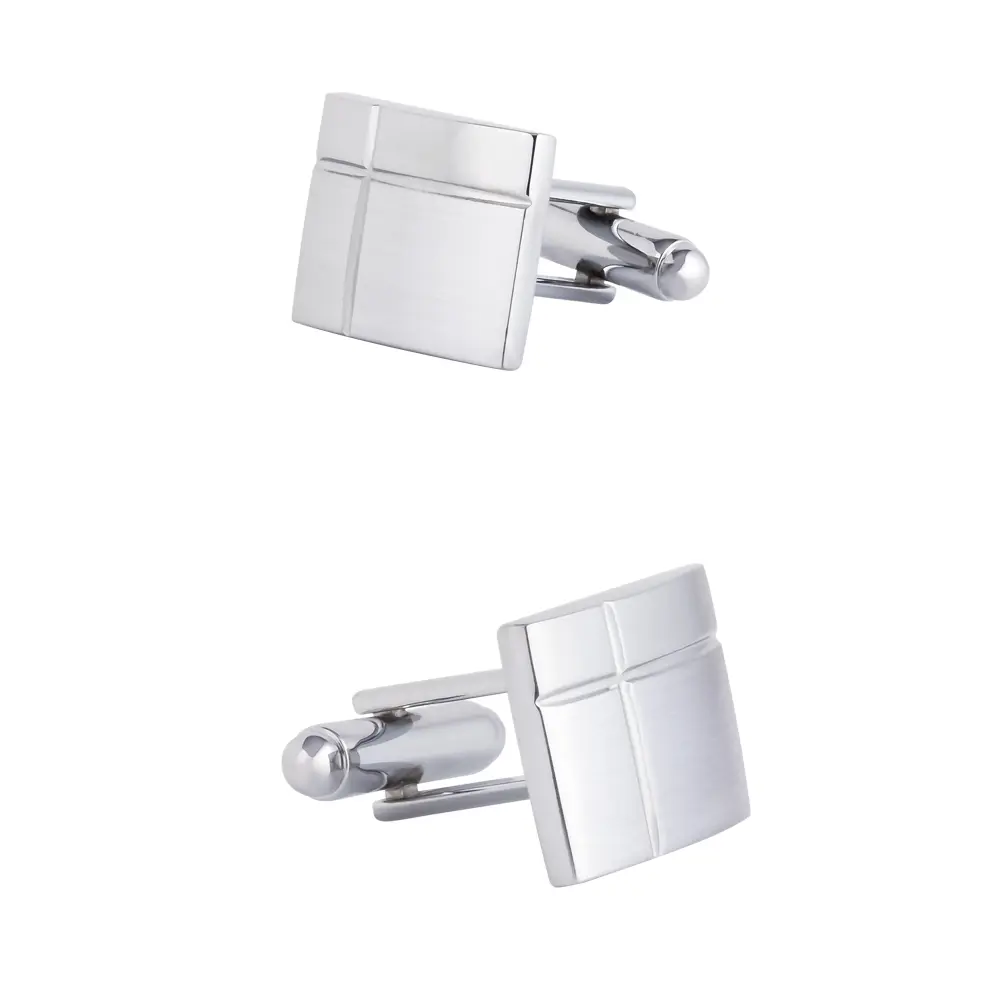 Wholesale New Arrival Elegant Glossy Engraving Button French Exquisite Cufflinks CL-C016