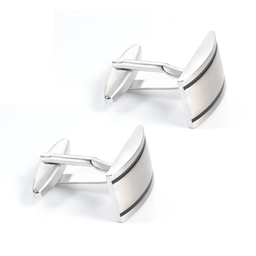 Wholesale Factory Price Classic Silver Plated  High-finished Brass Cuff links for Men Shirt CC0066-S Factories, Companies