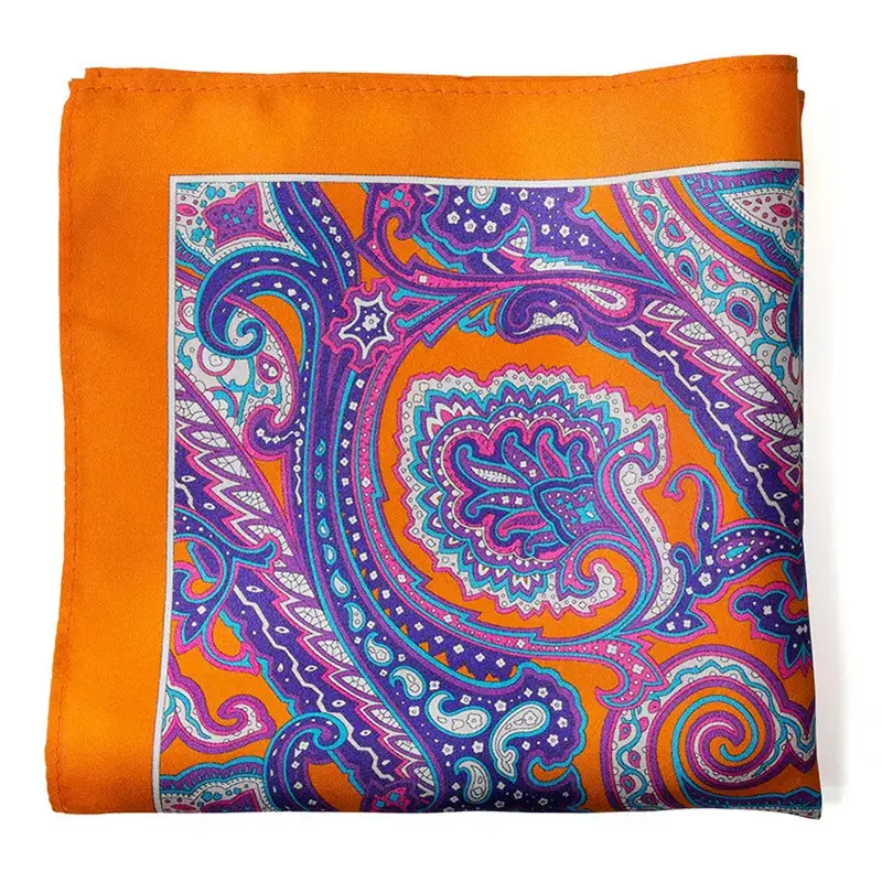 Wholesale 33*33cm Luxury Fashion Polka Dots Silk Pocket Square Exporter, Companies