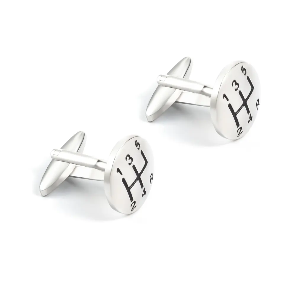 ODM Fashion Men Jewelry French Cufflinks Brass Round Shaped Six Gear Pattern Cufflinks for Shirt CC0009 Supplier, Companies