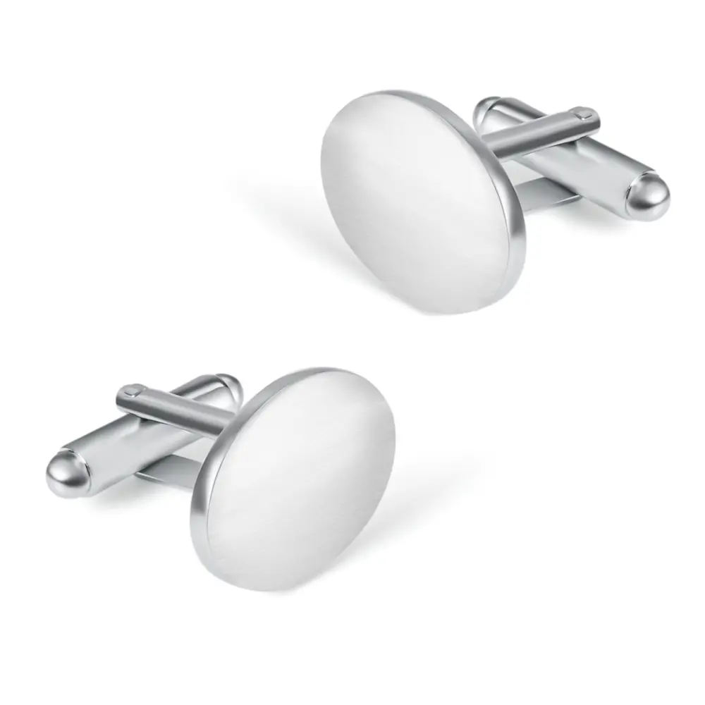 Wholesale Hot Sale Wholesale Silver Oval Engraved Cuff Links Cheap Wholesale Price CL-C052 Exporter, Exporters