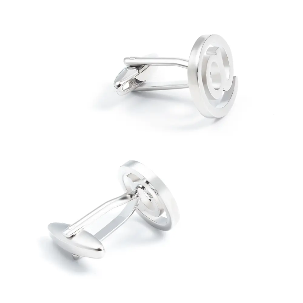 OEM Mens Novelty At Internet Email @ Symbol Cufflinks Wholesale Chinese Supplier Men Accessories CL0225 Exporter, Exporters