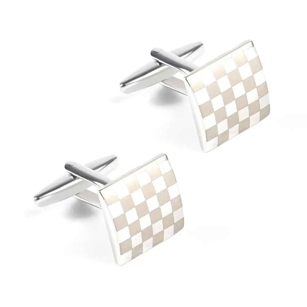 Custom China Manufacturer JINJIE Laser Engraved Garment Accessories Cufflinks For Men Shirts CL0182 Manufacturer, Factory