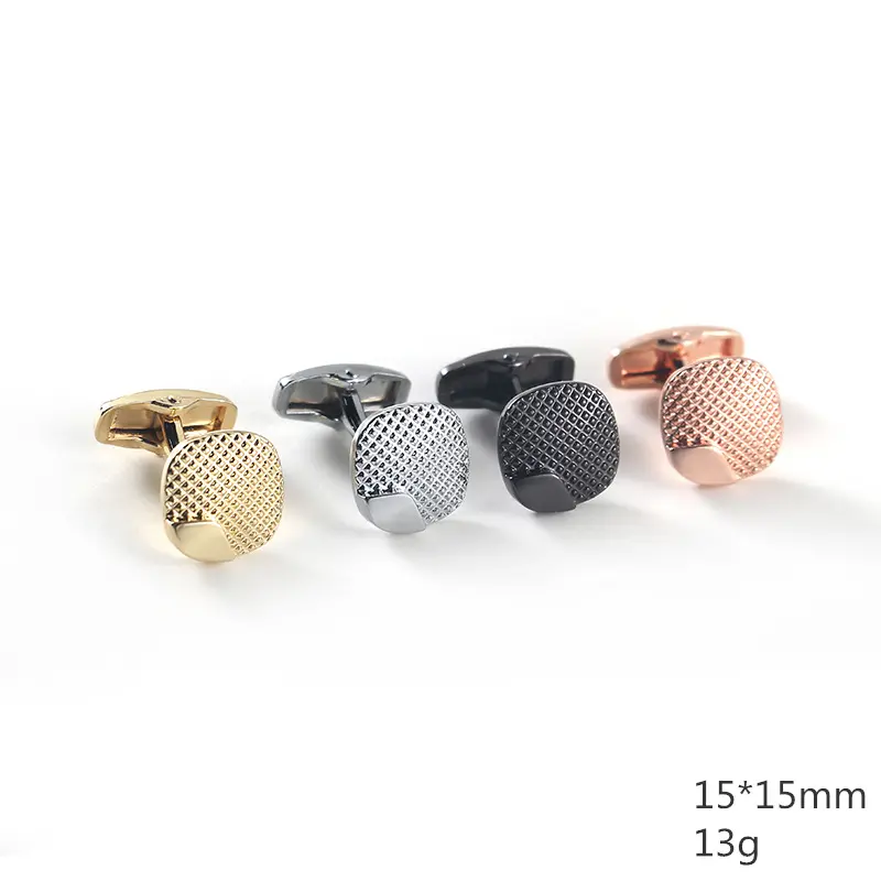 Wholesale Customized Copper Cufflinks Men Groomsmen Gifts High Quality Men Suit Accessories CLW0001