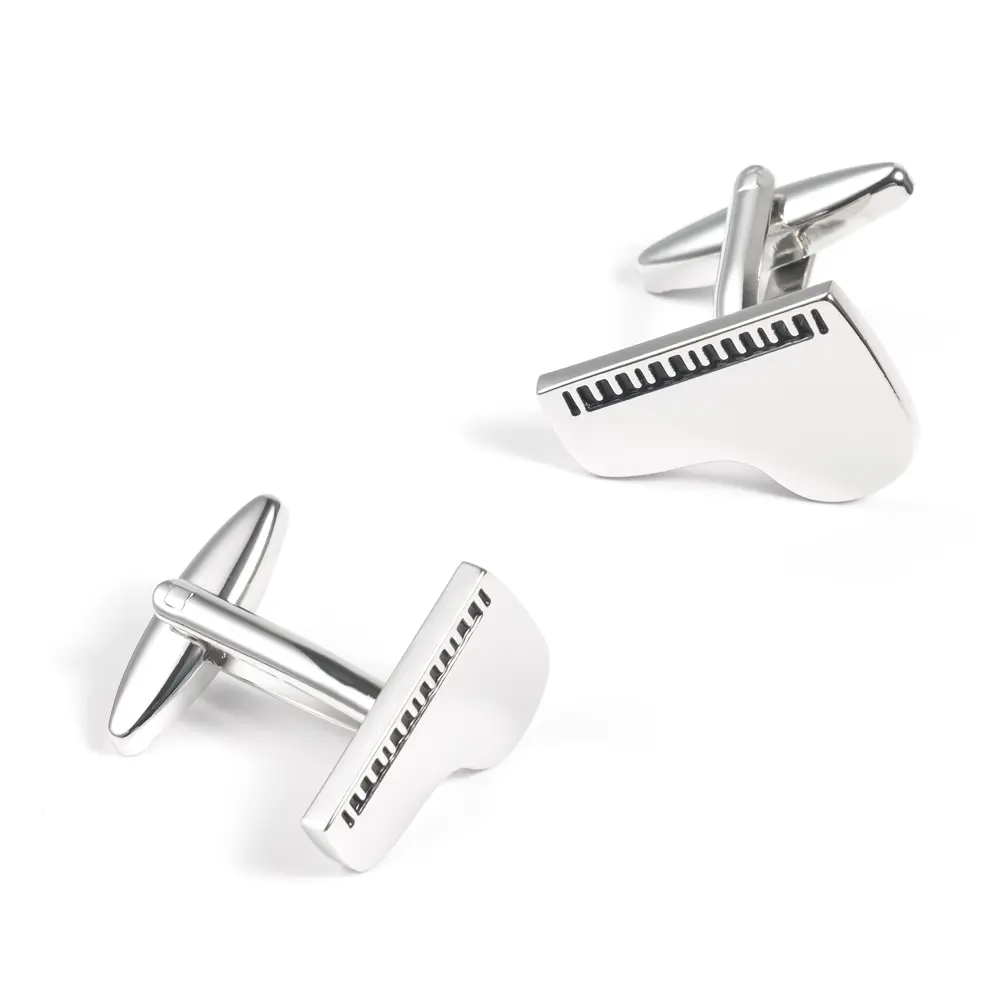ODM French Men Jewelry Novelty Wedding Piano Music Cufflinks Factory Supply CC0020 Manufacturer, Exporters