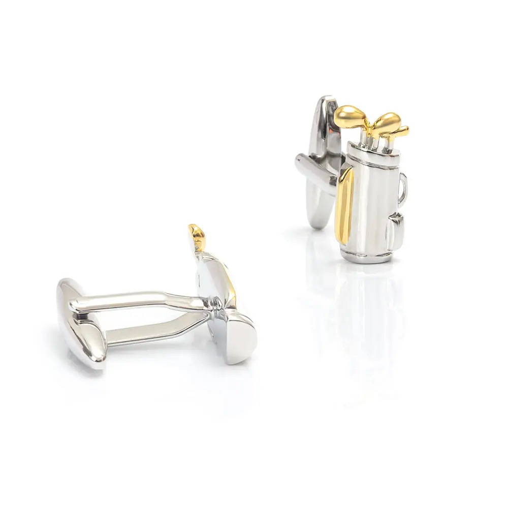 ODM Business Golf Club Men Gifts Custom Metal Cufflinks Men Shirt Accessories Wholesale CL0051 Exporters, Companies