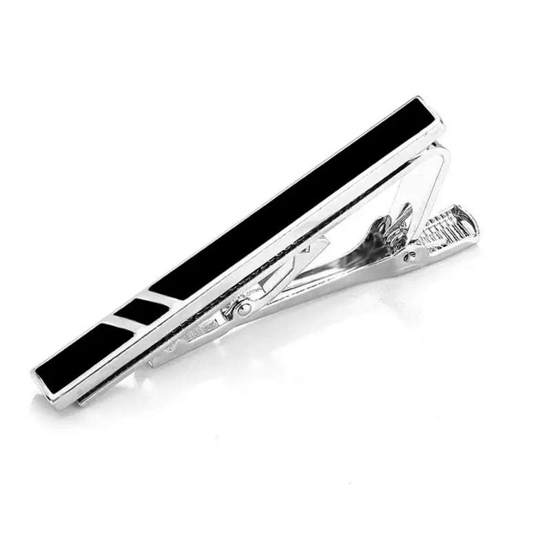 Wholesale High Quality Fashionable Men's Business Enamel Brass Tie Clip Classical Tie Bar Clips TC9008 Supplier, Company
