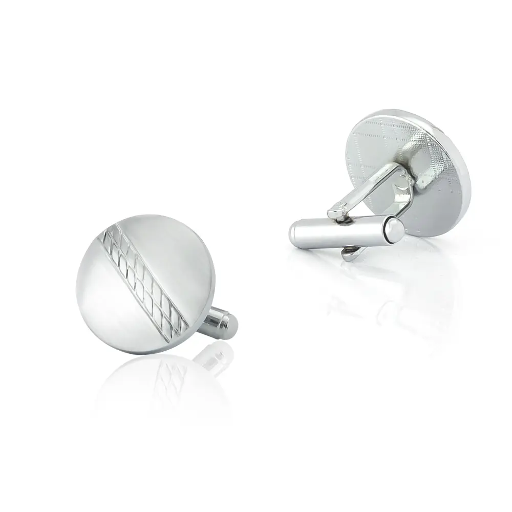 Custom Manufacturer Supplier Premium Silver Formal Dress Suit Shirt Polish Cufflinks Wholesale CL-C149 Manufacturers, Exporter