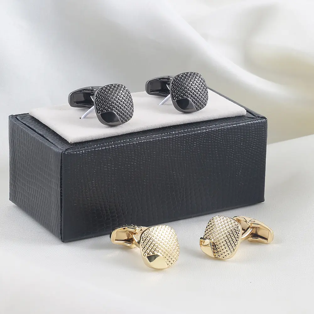 Wholesale Customized Copper Cufflinks Men Groomsmen Gifts High Quality Men Suit Accessories CLW0001