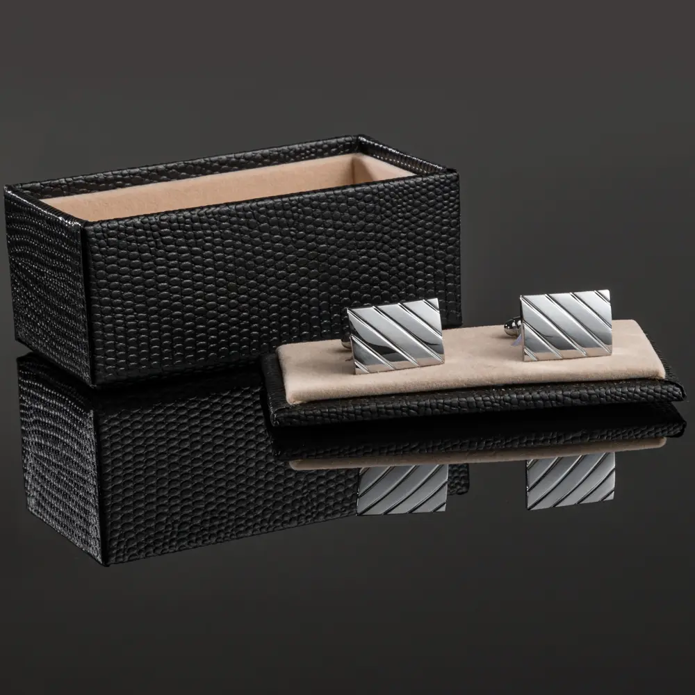 Wholesale Luxury Men Cufflinks Silver Plated Cufflinks Classic Design Metal Cuff Links for Men Suit CL-C202 Manufacturer, Company