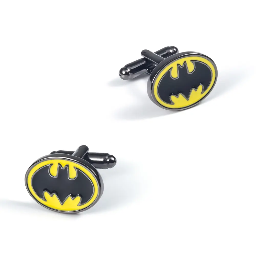 OEM Bat Man Shirt Cufflinks OEM Fashion Bat Logo D.C Comics Custom Cufflinks Manufacturer CC0251 Manufacturer, Factory