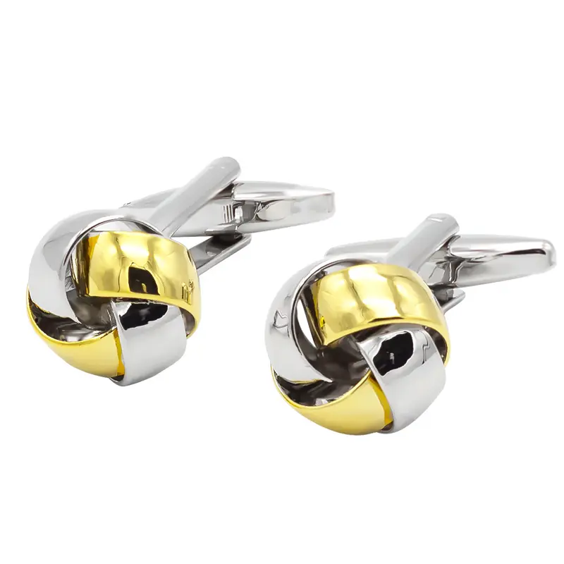 OEM Knot Elegant Cufflinks Custom Mens Suit Shirt Trendy Cufflinks for Men Supplier, Exporters