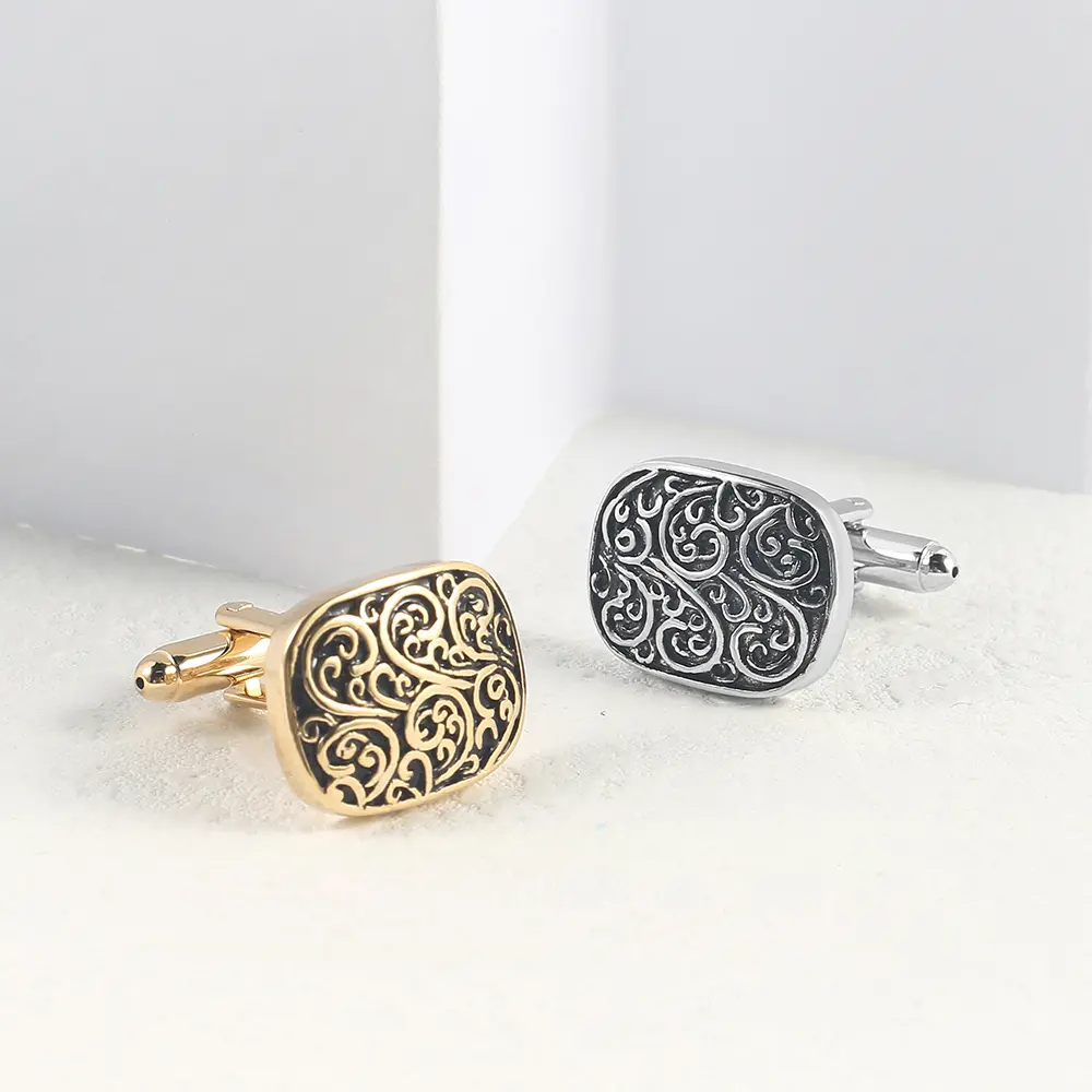 Custom Vintage Roman Lover Pattern Cuff Links Men Business Wedding Shirt Accessory Gifts CC0332-G Suppliers, Exporter