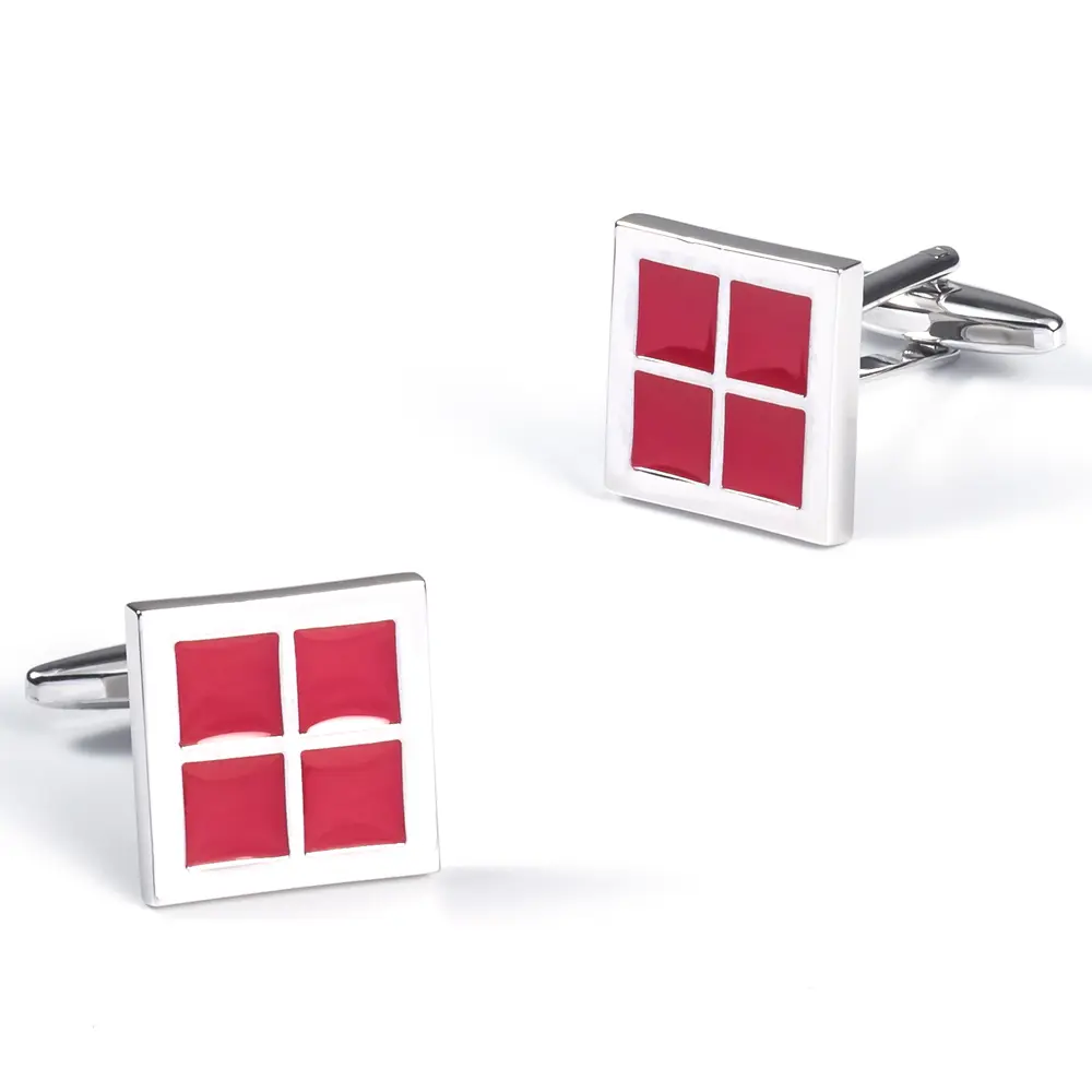 ODM Cheap Factory Wholesale Square Cuff Links Men Shirts Simple Fashionable Buttons Accessories CC0248 Exporters, Company