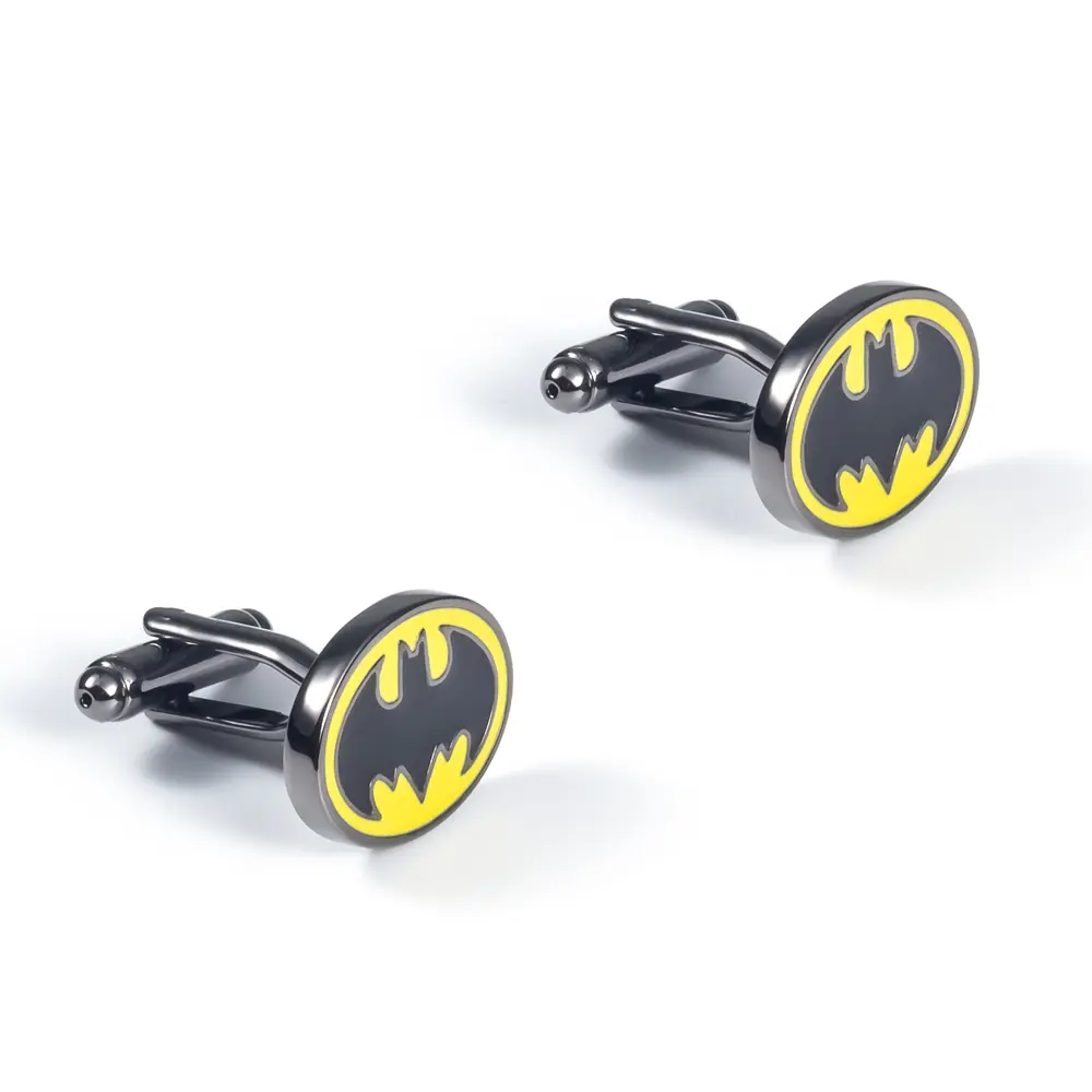 OEM Bat Man Shirt Cufflinks OEM Fashion Bat Logo D.C Comics Custom Cufflinks Manufacturer CC0251 Manufacturer, Factory