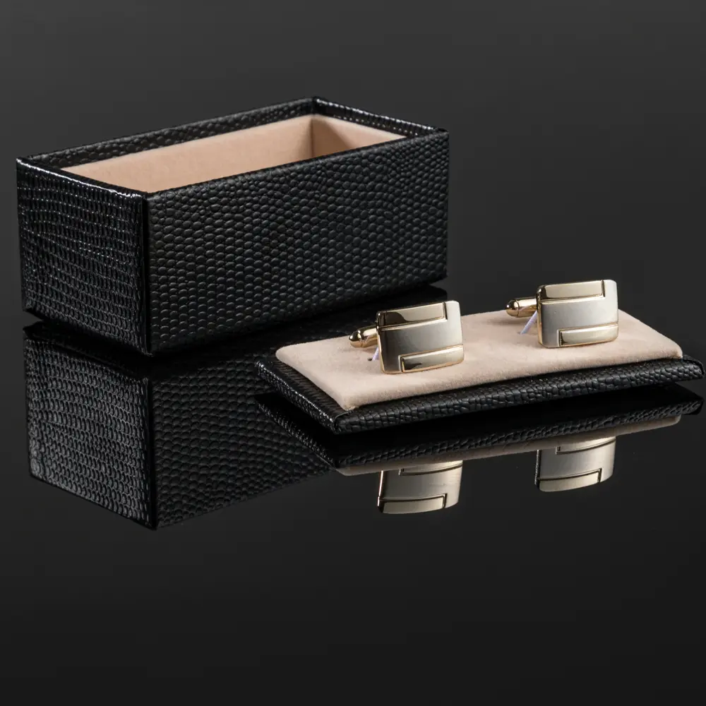 OEM High Quality Classic Design Mens French Shirt Cuff Button Copper Silver Square Wholesale CL-C032-G Manufacturer, Manufacturers