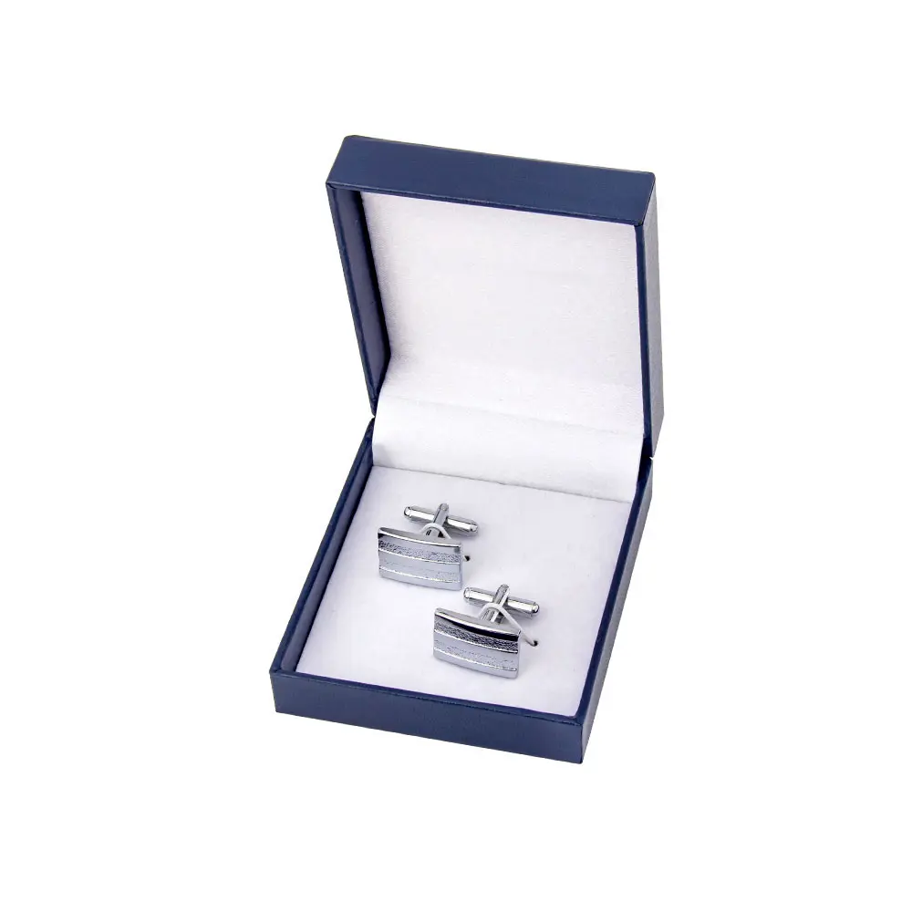 Wholesale Cheap Men's Business Carved Striped Cufflinks Personalized Square Pattern Buttons Cufflinks CL-C095A