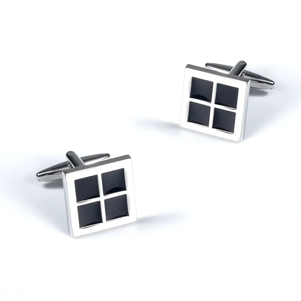 ODM Cheap Factory Wholesale Square Cuff Links Men Shirts Simple Fashionable Buttons Accessories CC0248 Exporters, Company