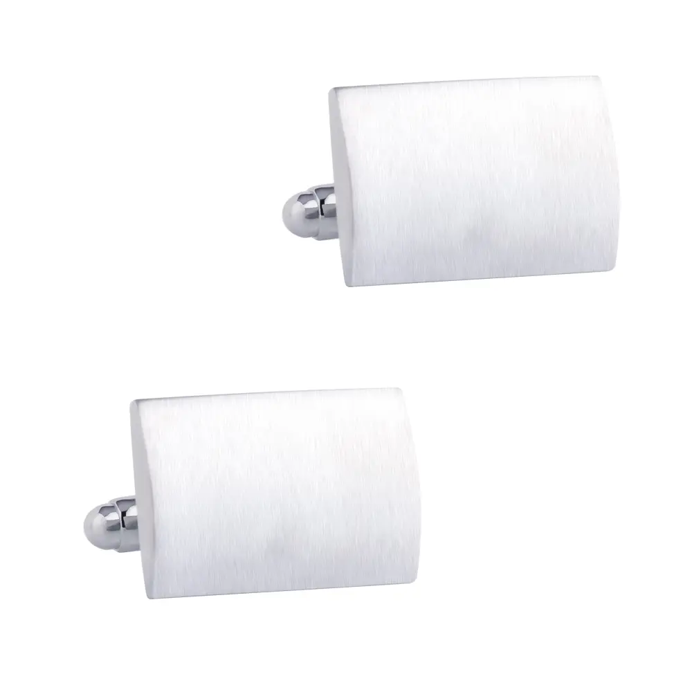 ODM Simple Fashion Mens Formal Dress Shirt Sleeve Button  Silver Plated Metal Cufflinks CL-C184 Supplier, Companies