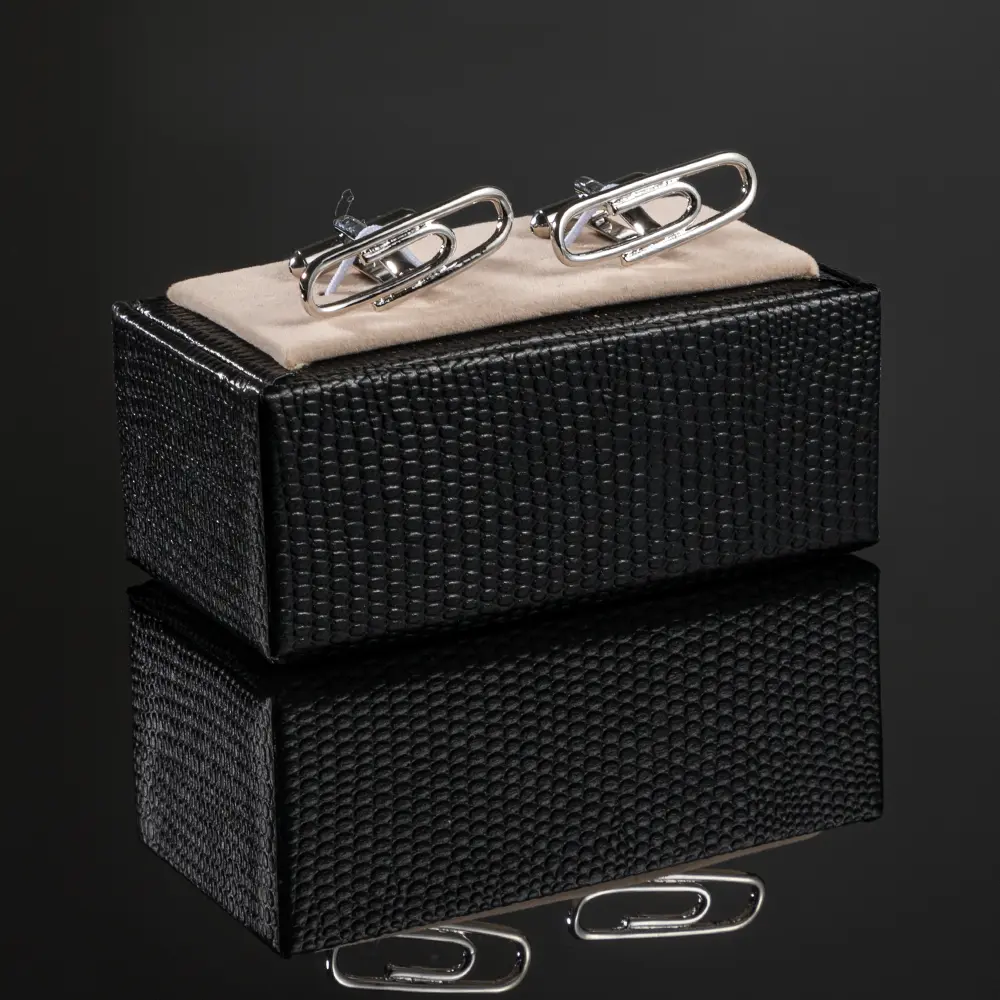 Wholesale Cufflinks Paper Clips Design Business Office Cufflinks Unique Fashion cCufflinks For Men CL0012
