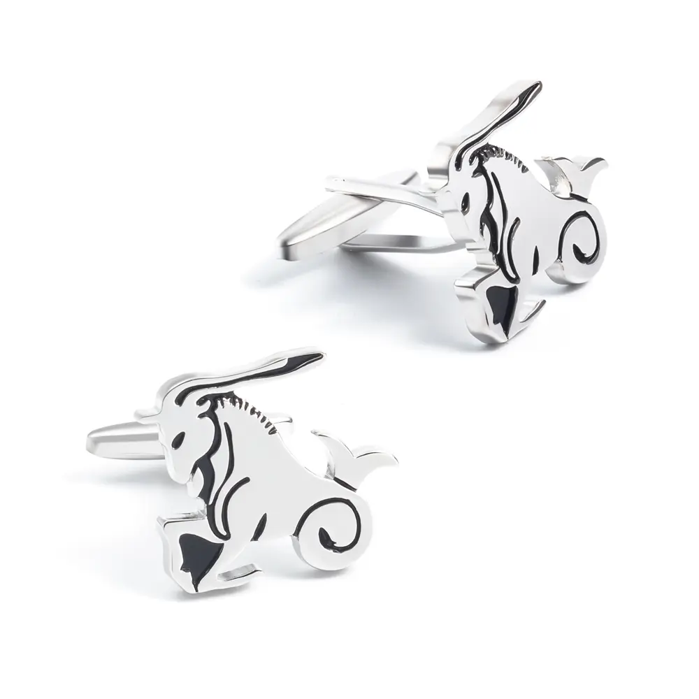 OEM Zodiac Aries Cufflinks Enamel Metal Shirt Cufflink Factory Low Price CC0246-S Manufacturers, Company
