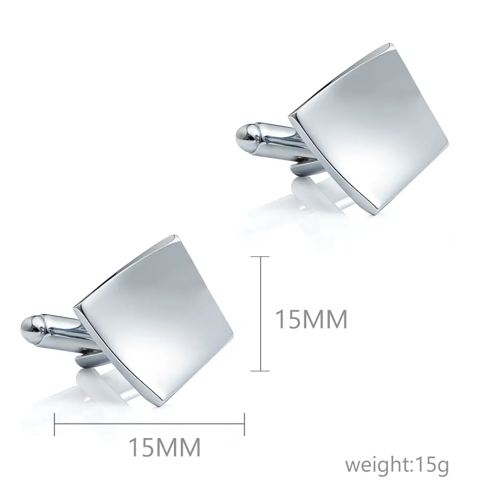 Custom Personalized Plain Metal Cufflinks French Mens Business Suit Men Cuff Link Low Price CL-C076-S Supplier, Exporters