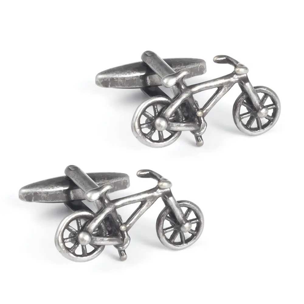 Wholesale Brass Vintage Novelty Ancient Bicycle Cufflinks For Cycling Enthusiasts Gifts CL0207-1