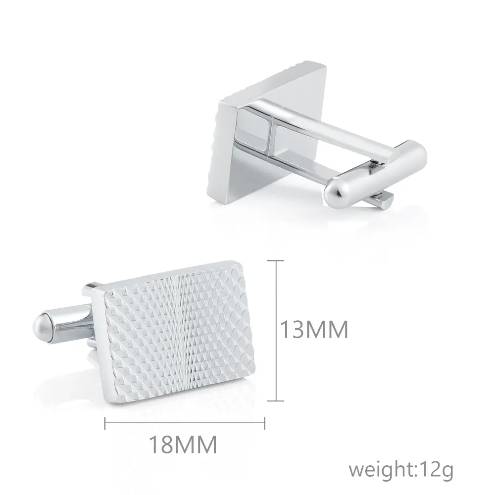 OEM JINJIE Cheap Metal Abstract Geometric Pattern Men Engraved Cufflinks CL-L031 Manufacturer, Supplier