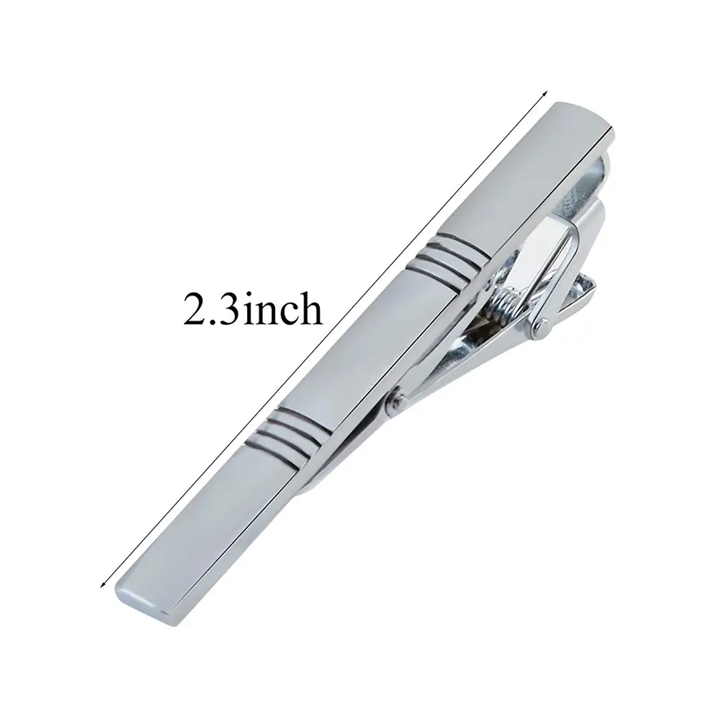Wholesale Blank Quality Copper Material Skinny 4 pcs Tie Pin Tie Bar Clip Set With Gift Box TPS-1004 Supplier, Exporter