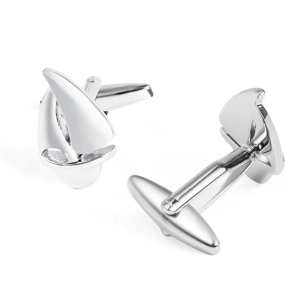 Wholesale High-ended Fashion Funny Men Suit Shirt Sailboat Cufflinks For Boat Enthusiast Gifts CL0032 Factory, Exporter