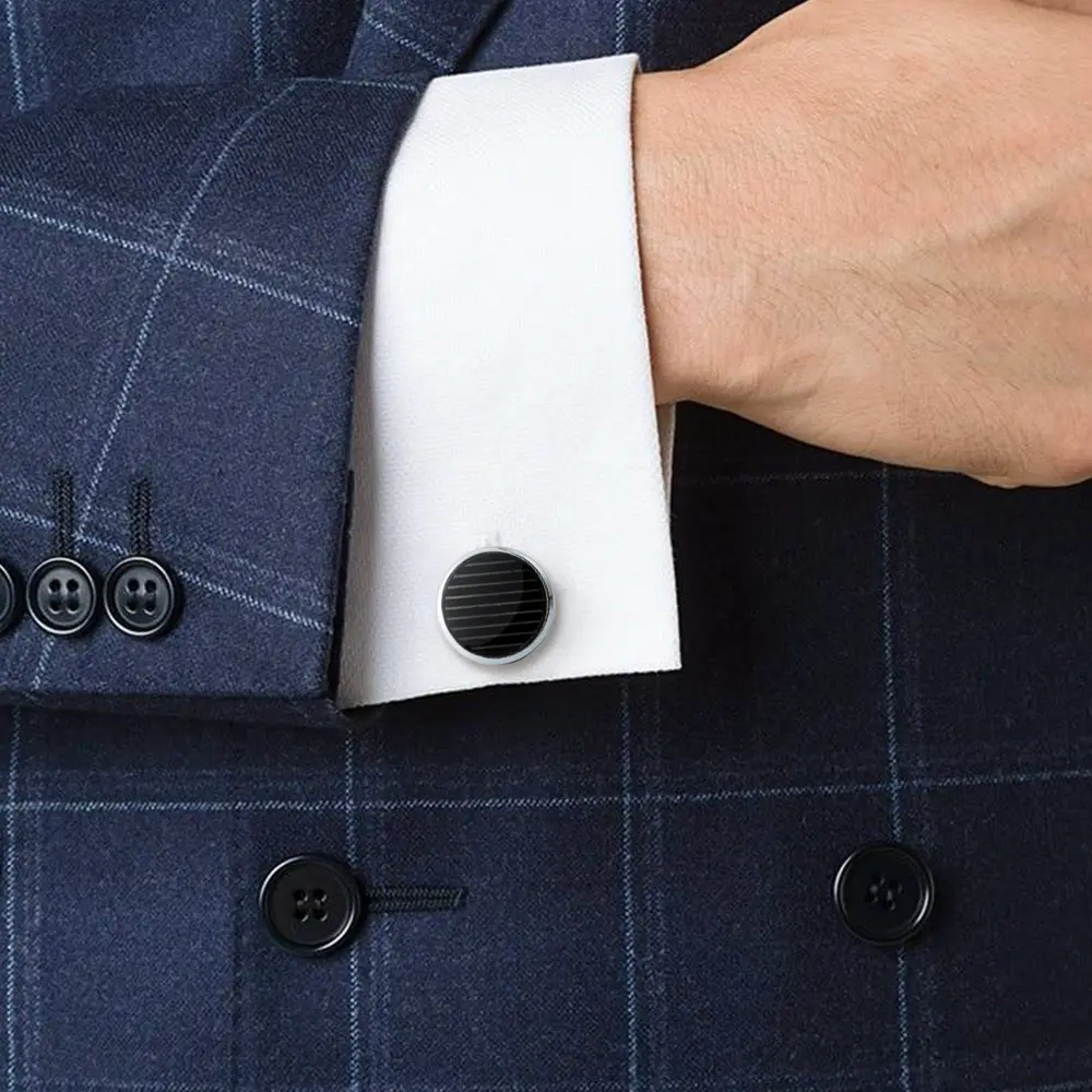 ODM Factory French Copper Cufflinks Black Stripes Shirt Button Accessories Men Cuff Links CA9006 Company, Companies