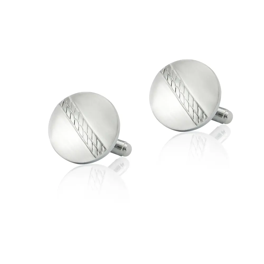 Custom Manufacturer Supplier Premium Silver Formal Dress Suit Shirt Polish Cufflinks Wholesale CL-C149 Manufacturers, Exporter