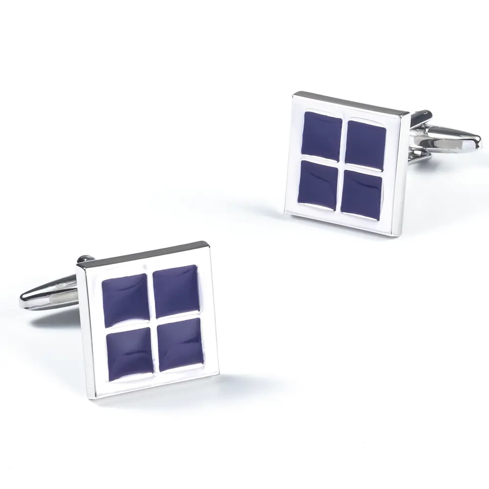 ODM Cheap Factory Wholesale Square Cuff Links Men Shirts Simple Fashionable Buttons Accessories CC0248 Exporters, Company