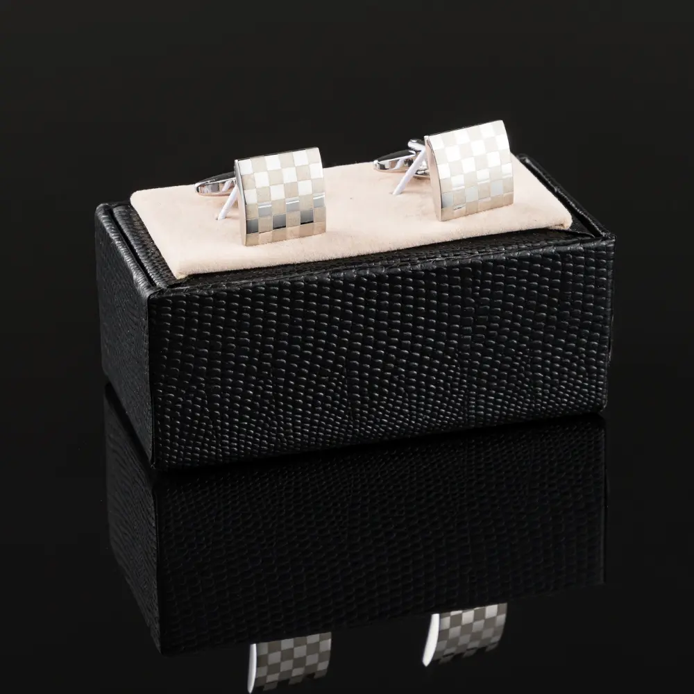 Custom China Manufacturer JINJIE Laser Engraved Garment Accessories Cufflinks For Men Shirts CL0182 Manufacturer, Factory