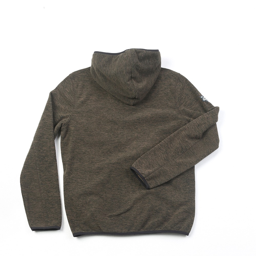 Wholesale Men's full zip space dye sustainable polar fleece hoodie Suppliers, Factory