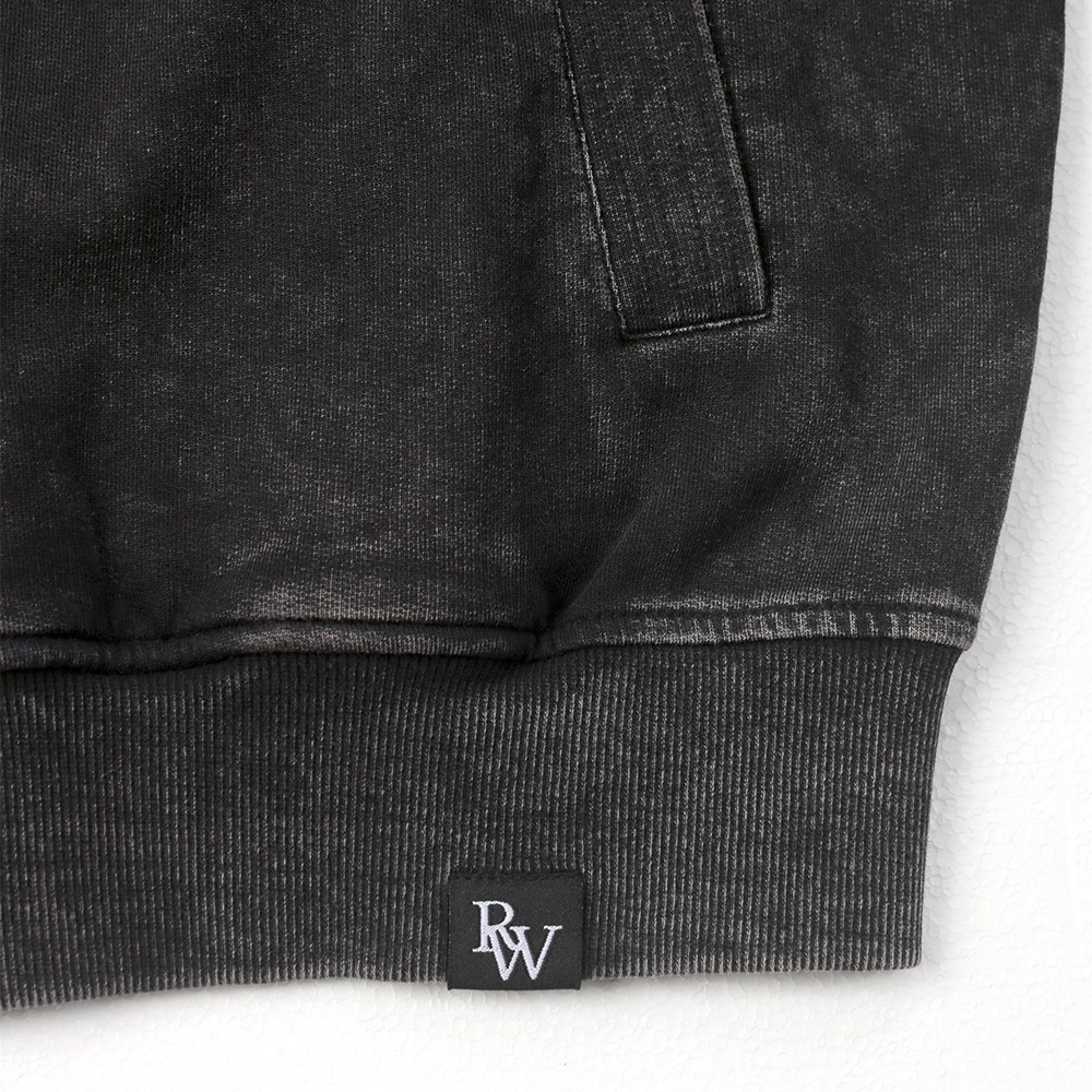 China Snowflake washed men's zip up french terry jacket Supplier, Factory