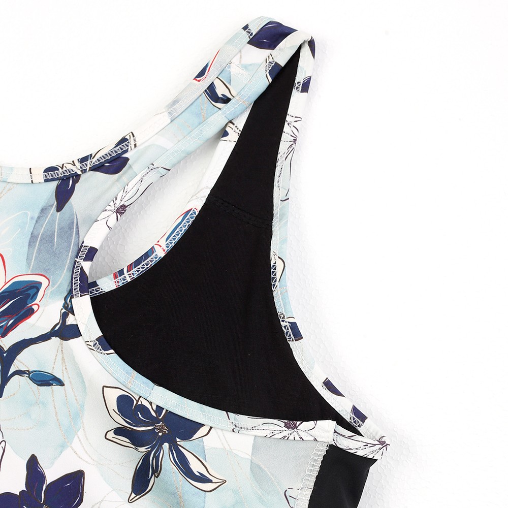 China Women' s high impact double layer full print active bra Manufacturers, Factory