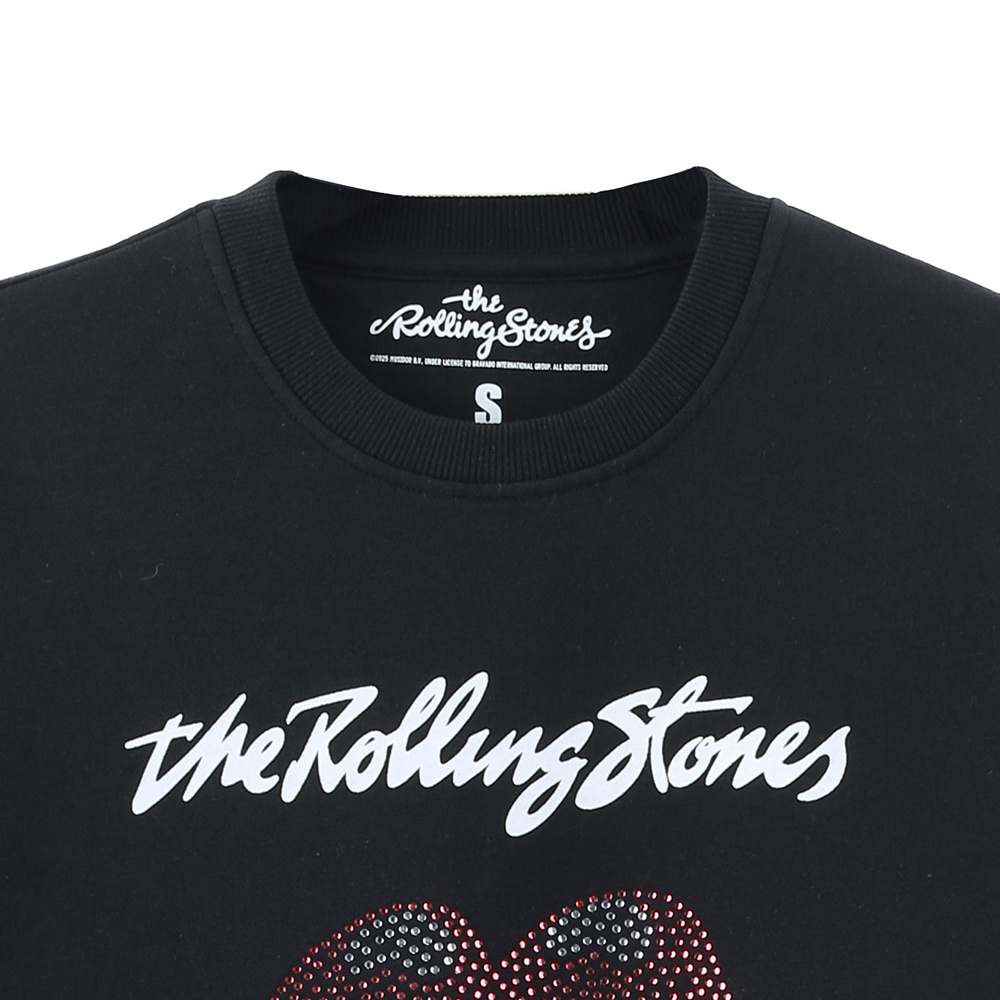 Wholesale Custom Women Heat-setting Rhinestones Drop Shoulder Sweatshirts Manufacturer, Manufacturers