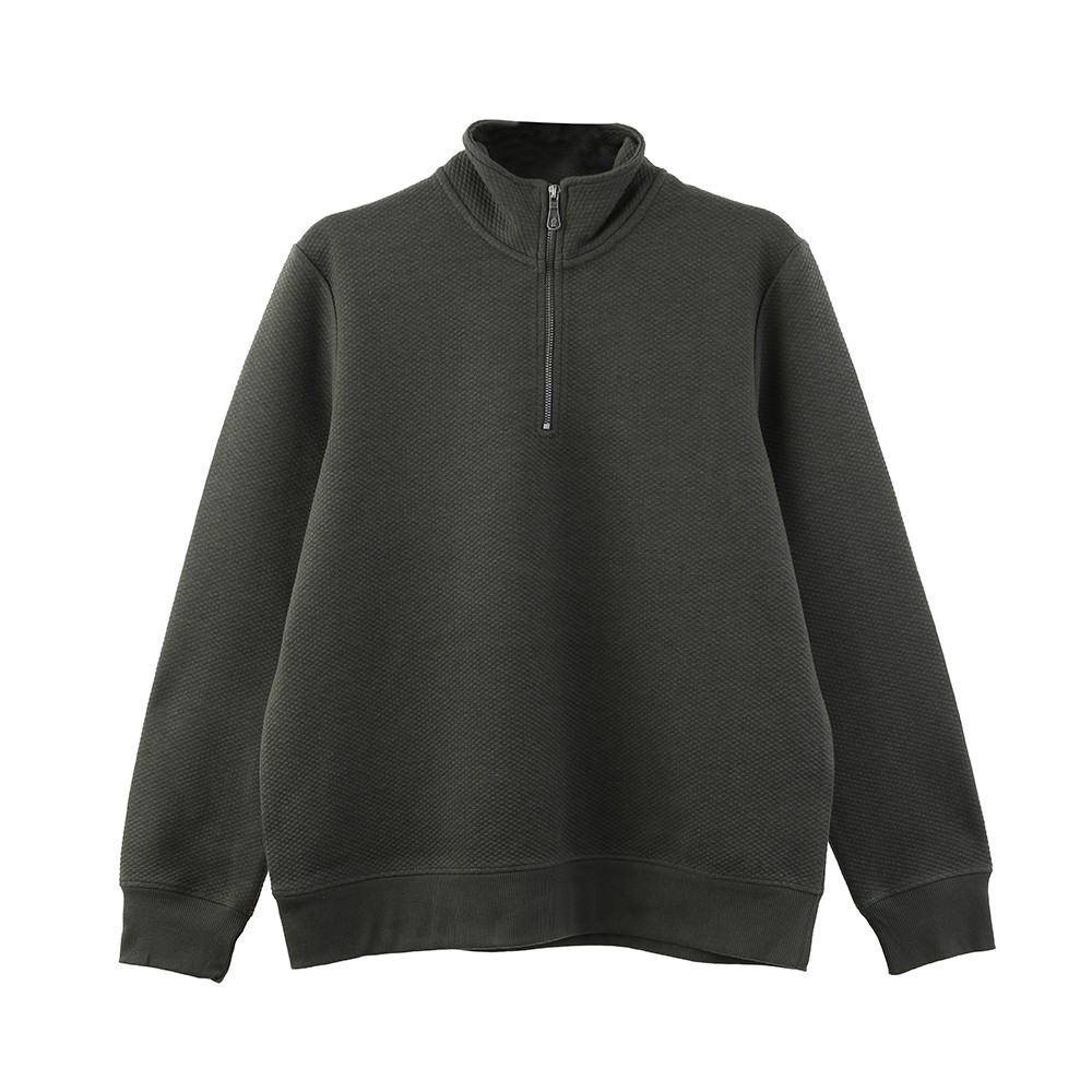 Wholesale Men‘s  Jacquard Sweatshirt Textured Pullover Sweatshirts Factory, Factories