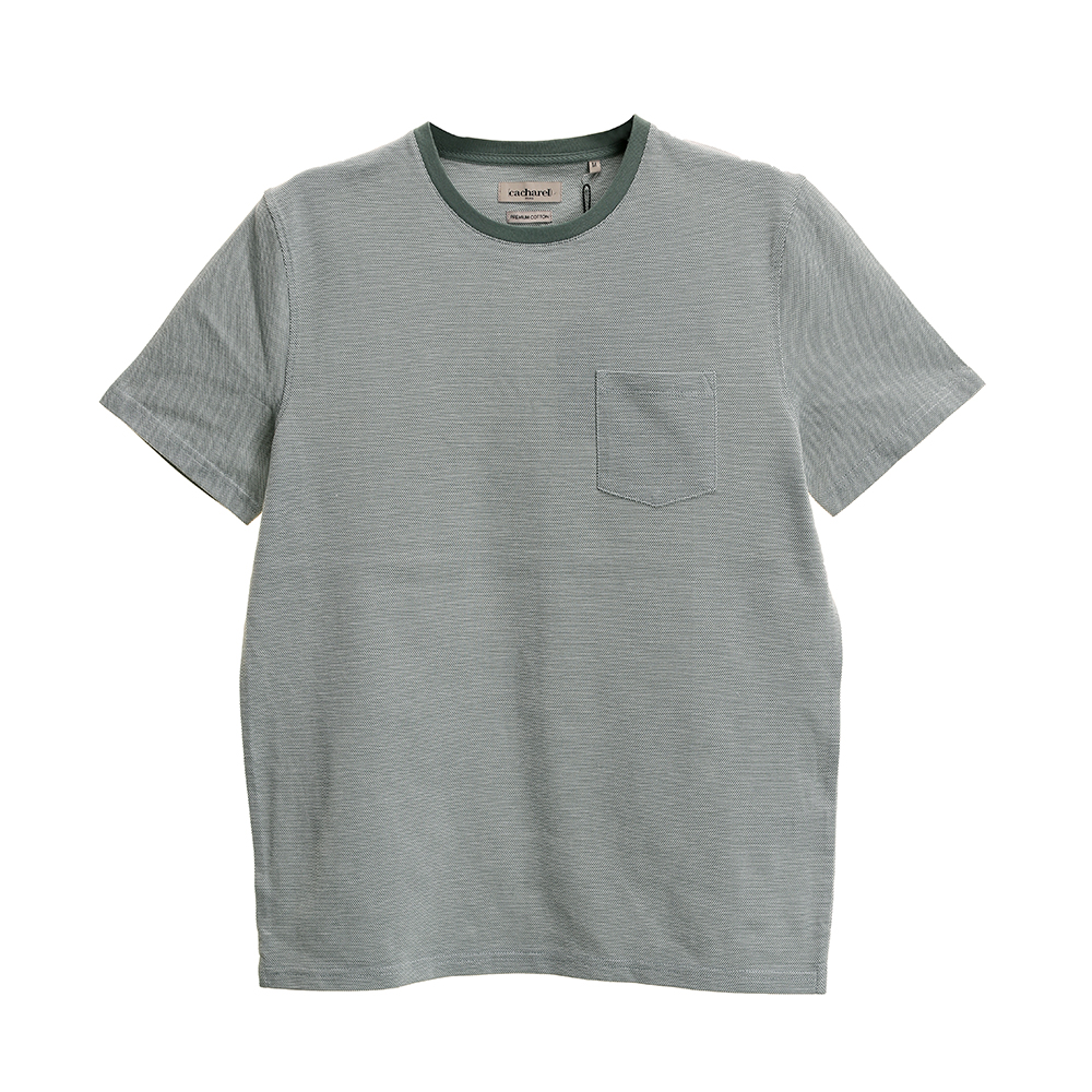 Wholesale Custom Mens Jaquard Tops Pique Fabric 100% Organic Cotton T Shirts Supplier, Suppliers