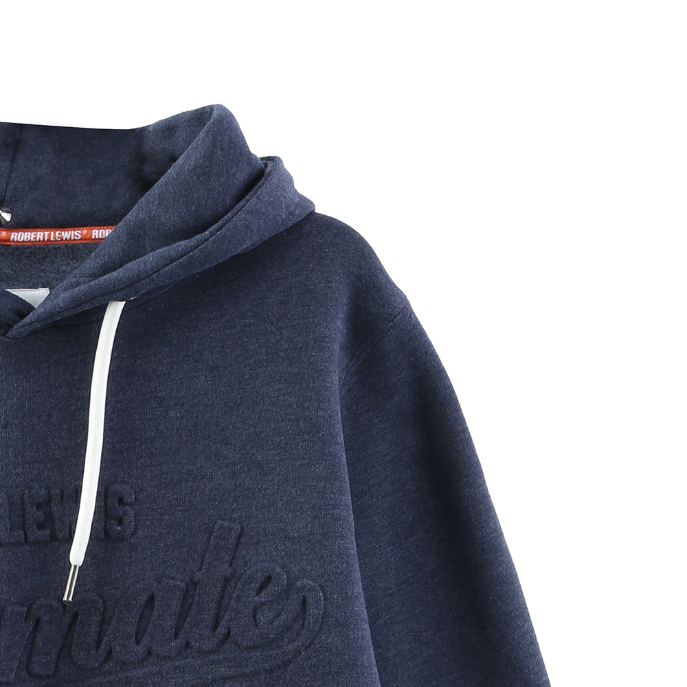 Wholesale Custom Embossed Heavyweight Men’s Fleece Hoodies Manufacturers, Factory