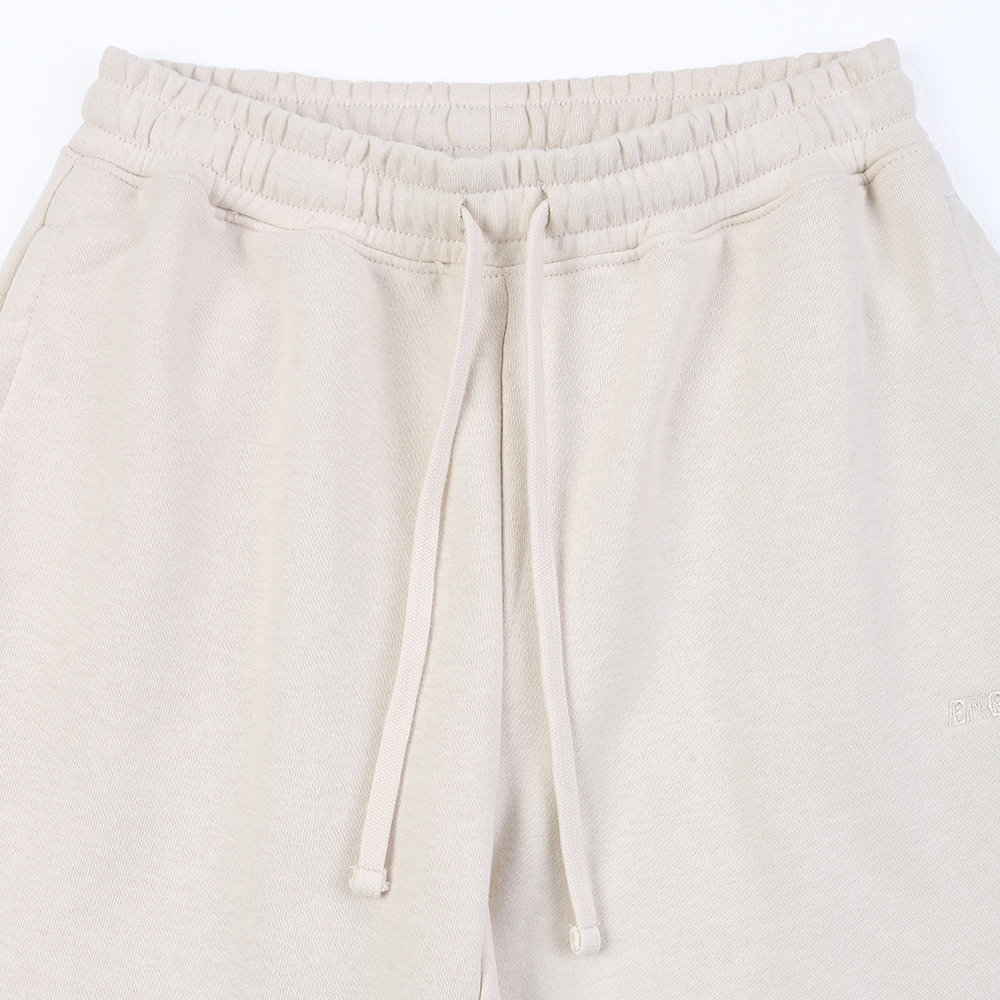 China Women's logo embroidered brushed french terry pants Manufacturer, Factory