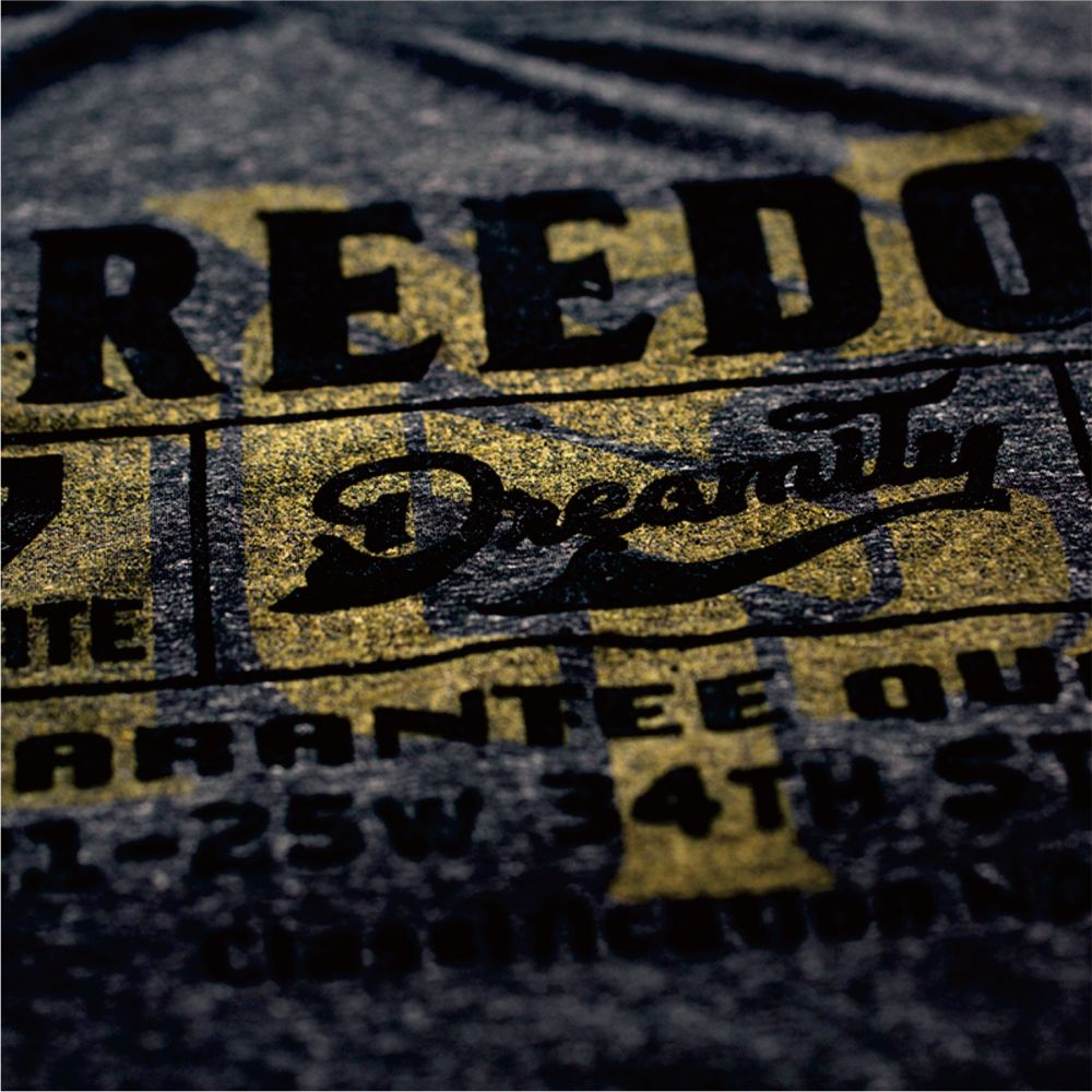 Print technique on garment showing screen printing and digital printing capabilities at Jinmao