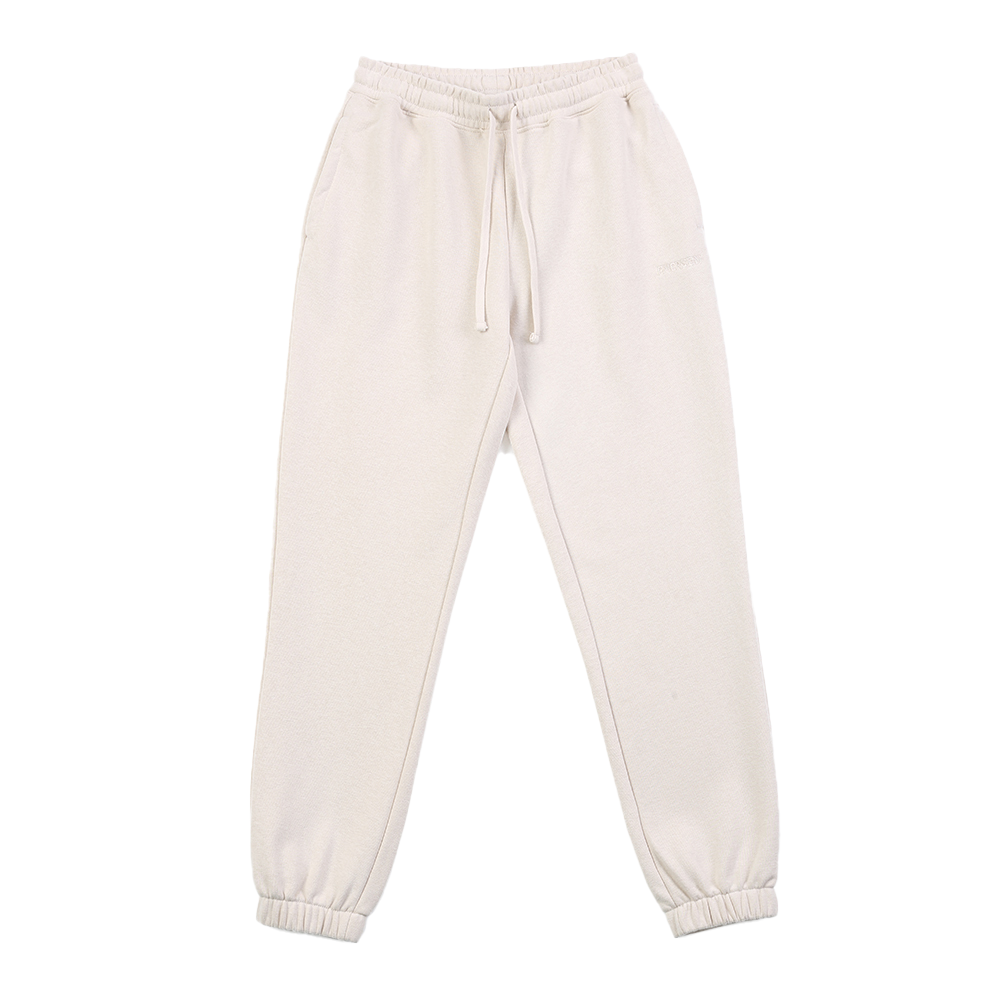China Women's logo embroidered brushed french terry pants Manufacturer, Factory