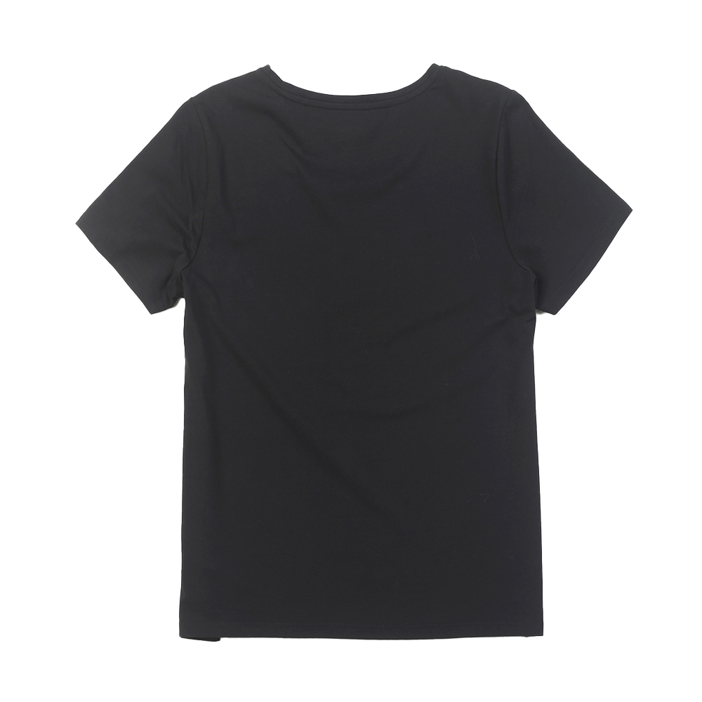 China Silicon wash BCI cotton women' s foil print T-shirt Manufacturers, Suppliers