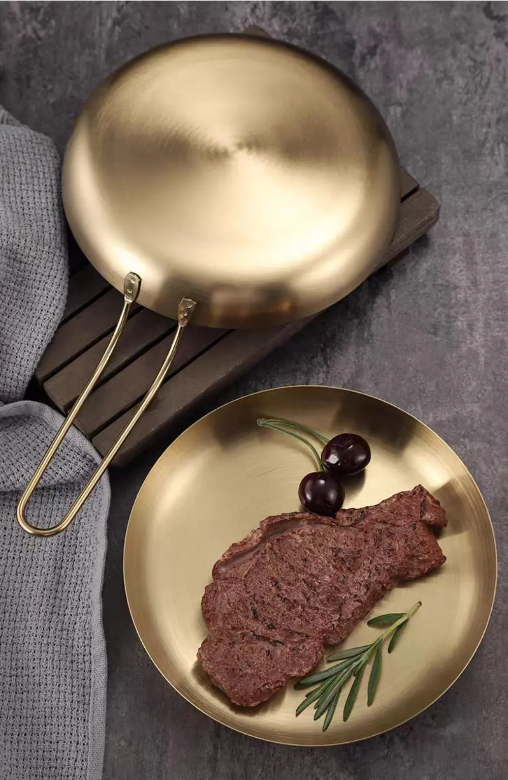 Stainless steel steak plate details 10