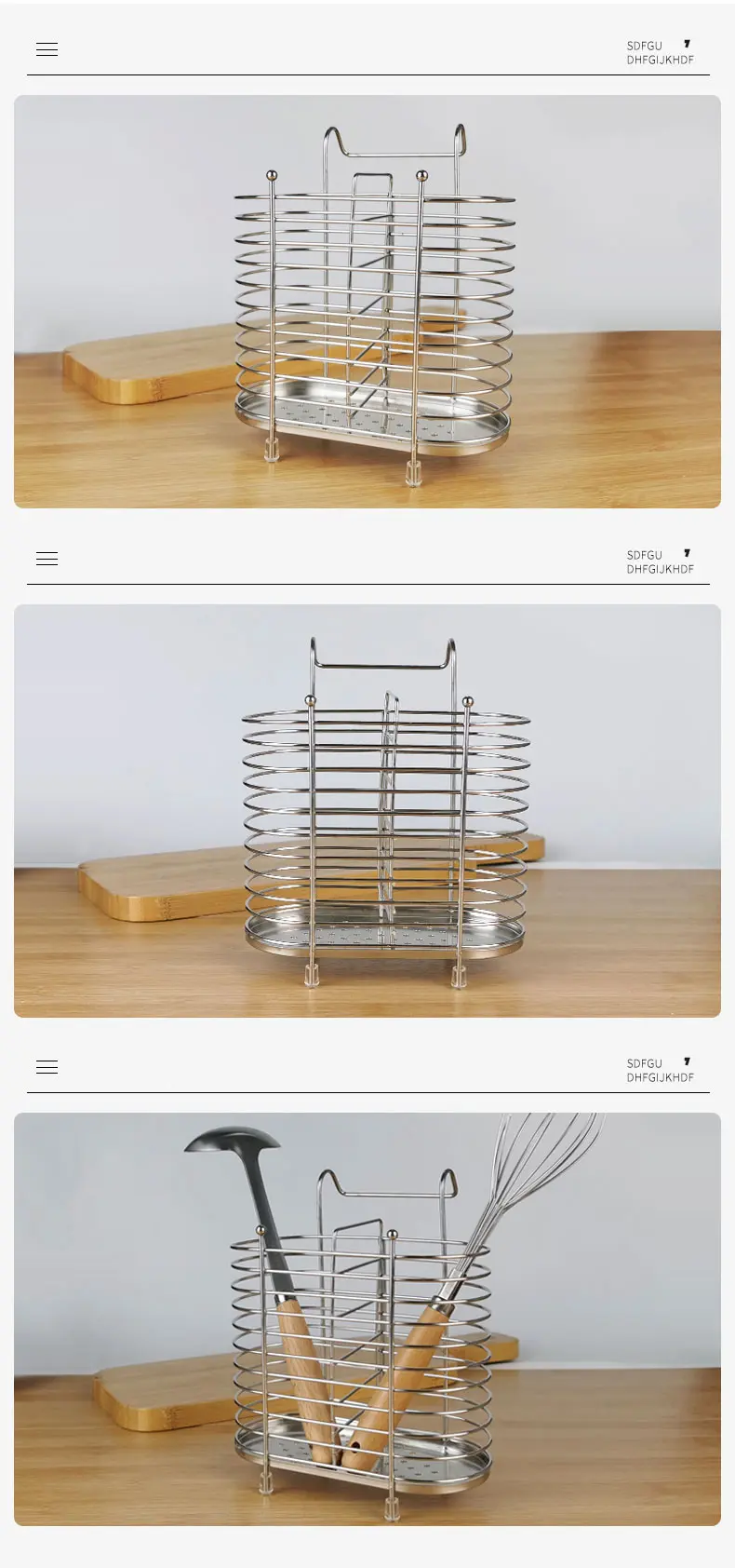 Stainless Steel Chopstick Holder View 4