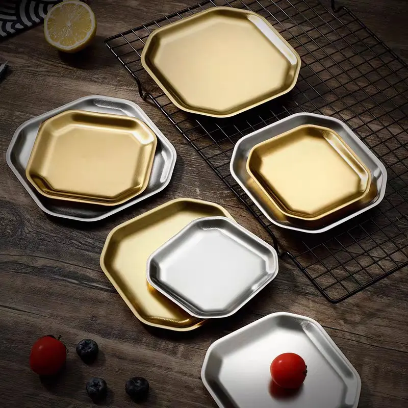China Stainless Steel Octagonal Snack Plate Factory, Exporter
