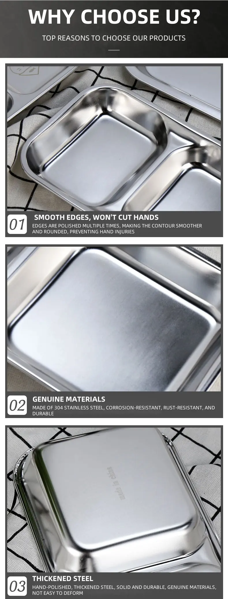 Korean Style Stainless Steel Tray Detail 3