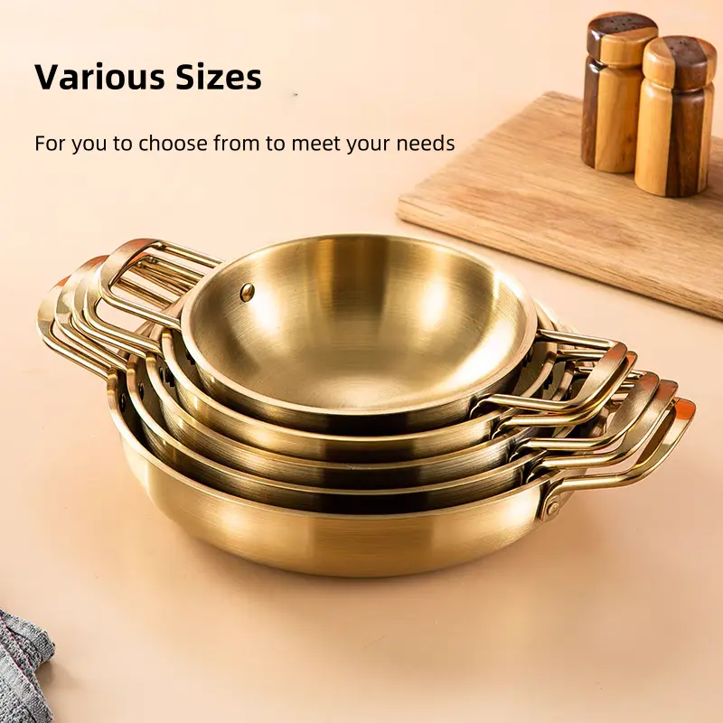 OEM Stainless Steel Double Handle Pots Manufacturers, Factories